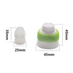 13pcs / Set Pastry Nozzles Coupler Icing Piping Tips Sets Stainless Steel Rose Cream Bakeware, 13 PCS/Set