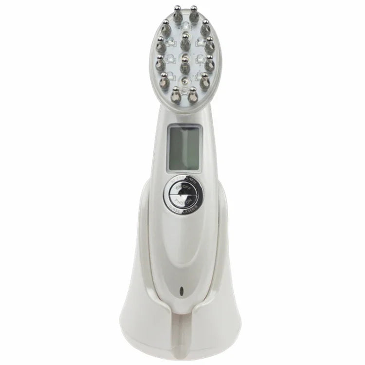 RF Hair Growth Comb Scalp Oil Control & Anti-Hair Loss Massager, English Manual