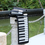 MIDI88 88-Key Hand-Rolled Foldable Piano Professional MIDI Soft Keyboard Simulated Practice Carry-On Folding Electronic Piano, 88-Key