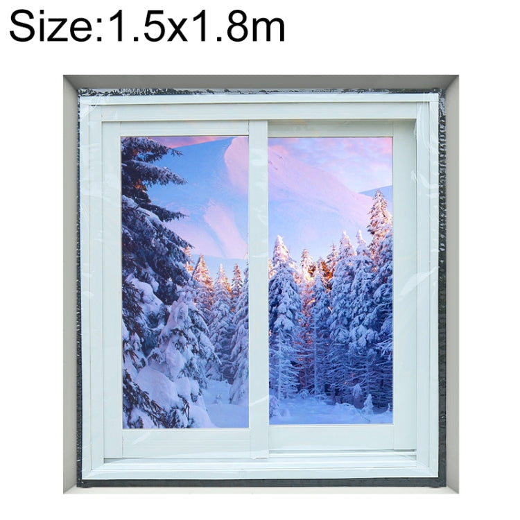 Window Windproof Warm Film Indoor Air Leakage Soundproof Double-Layer Insulation, 1.0x1.0M, 1.2x0.8M, 1.2x1.0 M, 1.2x1.2M, 1.2x1.5M, 1.2x2.0M, 1.3x1.5M, 1.4x1.8M, 1.5x1.0M, 1.5x1.5M, 1.5x1.8M, 1.5x2.0M, 1.6x1.2, 1.6x1.4M, 1.6x1.6M, 1.6x1.8M, 1.6x2.2M  ...