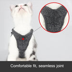 Cat Leash Pet Chest Harness Leash, S