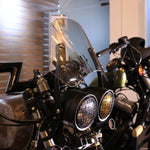 Motorcycle Retro Headlight CG125 Metal Universal Headlight Retro Dual Lamp, Retro Dual Lamp