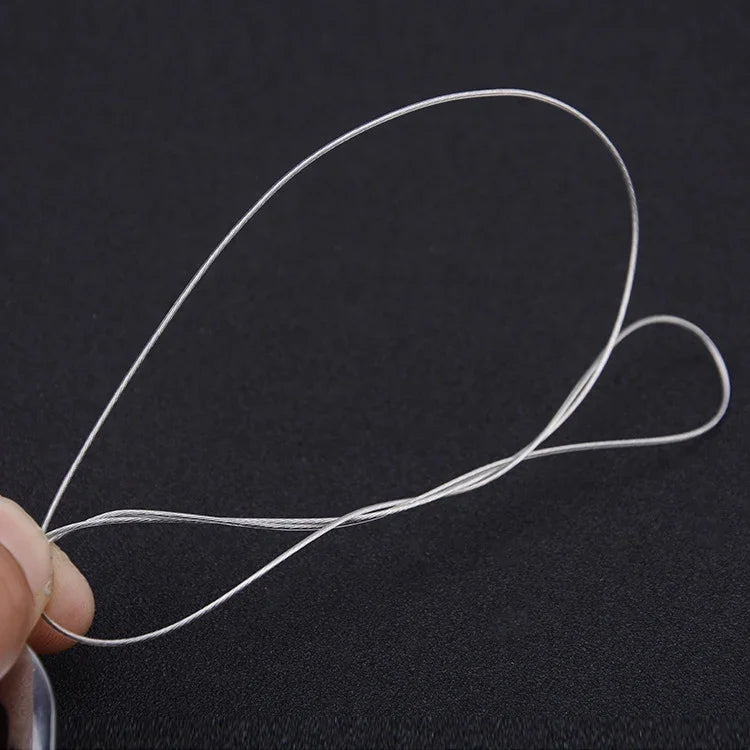 High Elasticity Retractable Wire Rope Key Ring Outdoor Anti-Lost Anti-Theft Retractable Key Ring Random Pattern Delivery
