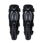 SULAITE Motorcycle Outdoor Riding Anti-Fall Protective Gear Knee Pads, Black, Black Red