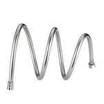 Shower Hose Water Heater Rain Shower Bathroom Stainless Steel Shower PVC Nozzle Hose, 1.5m Silver, 2m Silver, 1.5m Golden, 2m Gold