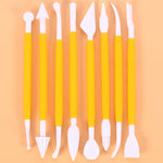 2 Sets Carving Pen Cake Fondant Carving Knife Making Cutting Tool 01030 Purple (OPP Bag Packaging), 01071 Yellow (OPP Bag Packaging), 01018 Red (OPP Bag Packaging), 02023 Blue (OPP Bag Packaging), 02030 Pink (OPP Bag Packaging)                         ...