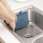 2 PCS Sink Foldable Flaps Kitchen Suction Cup Splash-Proof Flaps, Pink, White, Navy Blue