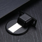 Zinc Alloy Non-Perforated Suction Silent Strong Magnetic Door Stopper, Red Ancient, Brushed Steel, Black, White, Yellow, Bright Gold, Bronze