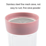 Rotating Stainless Steel Tall Cup Body Flour Sieve Sugar Bowl, Flour Sieve Sugar Bowl