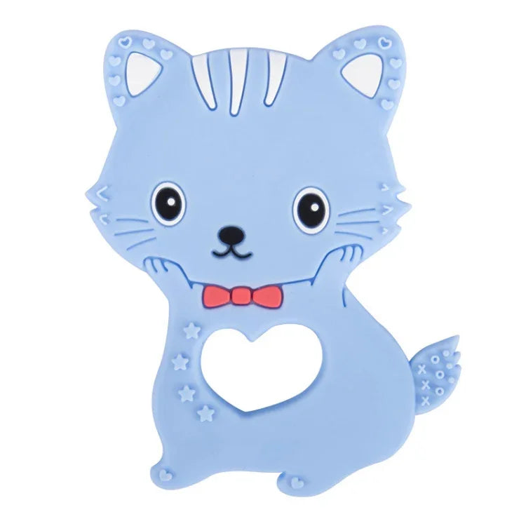 MJYJ019 Silicone Baby Teether Children Molar Stick Toy, Pink, Blue, Orange, Small Fish-Blue, Small Fish-Pink, Small Fish-Green, Fox-Blue, Fox-Pink, Fox-Green, Monkey-Pink, Monkey-Orange, Monkey-Coffee, Kitten-Coffee, Kitten-Blue, Kitten-Pink