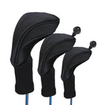 3 In 1 No.1 / No.3 / No.5 Clubs Protective Cover Golf Club Head Cover, HD-014 3 in 1 Blue, HD-014 3 in 1 Black, HD-014 3 in 1 Red