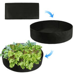 Felt Planting Barrel Indoor Outer Round Plant Bag Non-Woven Seedling Bag, 130x30cm 400L