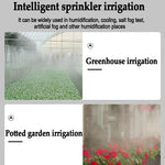Humidifying And Dedusting Cooling Atomizing Sprinkler Quick-Plug Fog Misting Nozzle, 0.15mm, 0.2mm, 0.3mm, 0.4mm, 0.6mm, 0.7mm, 0.8mm