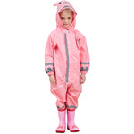 Children One-Piece Raincoat Boys And Girls Lightweight Hooded Poncho, S, L, M