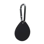 2 PCS Drop Shape  Shockproof Anti-scratch Silicone Protective Case with Carabiner for AirTag 2nd Gen / AirTag 1st Gen