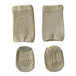 Summer Children Knee Pads Baby Floor Socks Baby Non-Slip Crawling Sports Protection Suit, S 0-1 Years Old, M 1-3 Years Old