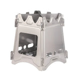 Stainless Steel Picnic Stove Wilderness Survival Foldable Stove, Foldable Stove