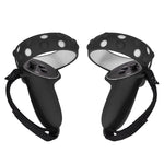 2 Sets GS092 Handle Controller Silicone Protective Cover Anti-Fall And Anti-Lost All-Inclusive Cover For Oculus Quest 2, GS092 Blue, GS092 Black