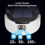 HB208 Solar Power 10W 37 LED Household Emergency Light Mobile Night Market Light Camping Light, HB208 Solar Power