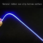 F-01 Rubber Thermal Transfer RGB Luminous Non-Slip Mouse Pad, 250x350x3mm, 250x350x4mm, 260x390x3mm, 260x390x4mm, 300x350x3mm
