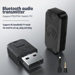 Bluetooth Audio Transmitter Adapter Receiver For PS5 / PS4 / Switch, For PS5 / PS4 / Switch