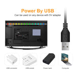 LED Light Strip 16 Color Remote Control RGB Light Belt USB Symphony Neon Decorative Soft Light Bar, 3m, 4m