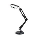 8X Magnifying Glass Lamp Beauty Nail Tattoo Repair Office Reading Lamp, Without Magnifying Glass (Black), With Magnifying Glass (Black)