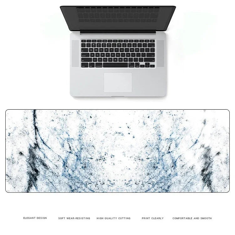 Marbling Wear-Resistant Rubber Mouse Pad, 300x700x5mm, 300x800x2mm, 300x800x3mm