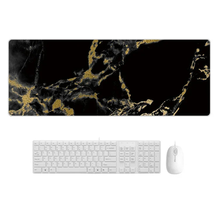 Marbling Wear-Resistant Rubber Mouse Pad, 300x700x5mm, 300x800x2mm, 300x800x3mm