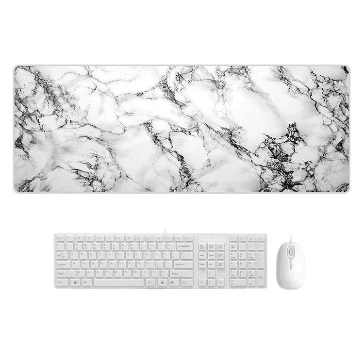 Marbling Wear-Resistant Rubber Mouse Pad, 300x800x4mm, 400x900x2mm, 400x900x3mm