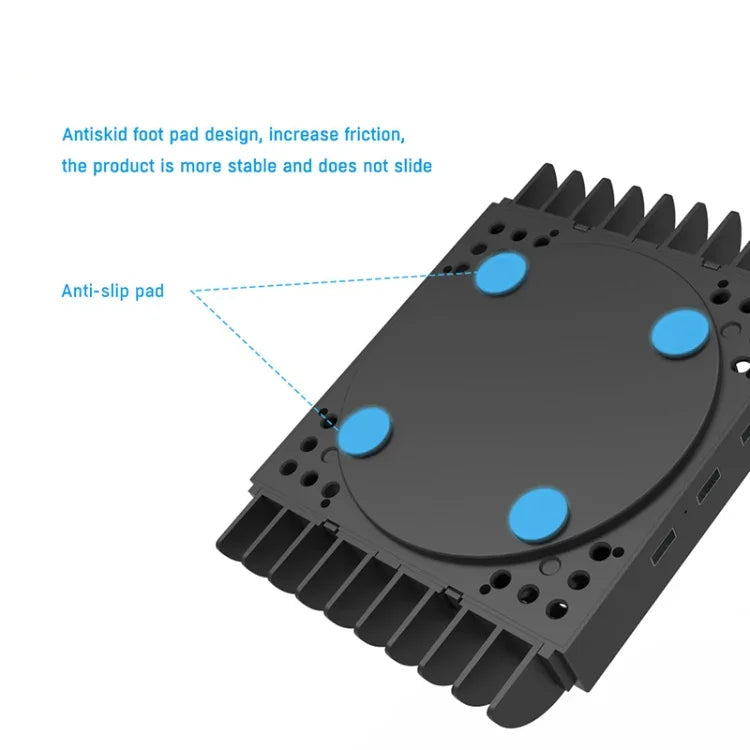 JYS X133 Multi-Function Cooling Base + Game Disc Storage For XBOXSeries X Host, JYS X133
