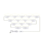 LED Makeup Mirror Light Beauty Fill Light Hand Sweep Sensor Mirror Front Light, 2 Bulbs, 6 Bulbs, 10 Bulbs, 14 Bulbs