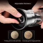 304 Stainless Steel Sea Salt Pepper Grinder Home Pepper Coffee  Manual Grinding Bottle, 450ml
