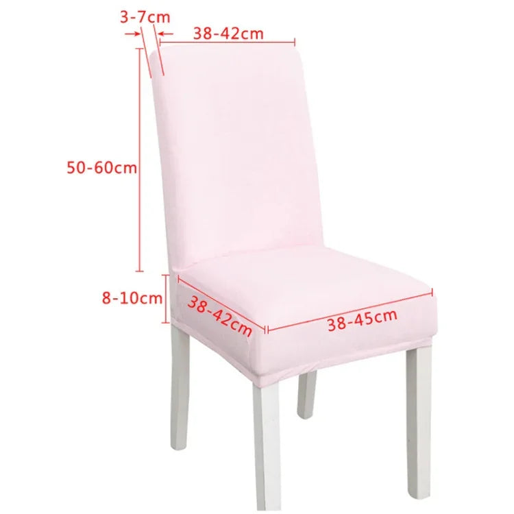 Simple Soft High Elastic Thickening Velvet Semi-Interior Chair Cover Hotel Chair Cover, Coffee Gray, Yellow Green, Wine Red, Navy, Black, Dark Green, White, Peacock Blue, Light Gray, Carbon Gray, Camel, Royal Blue, Beige, Grape Purple, Red, Orange     ...