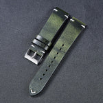 HB001 Color-Changing  Retro Oil Wax Leather Ultra-Thin Universal Watch Strap, 18mm, 20mm, 22mm