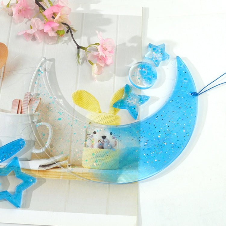 DIY Windbell Epoxy Mold Moon Pendant Wind Bell Hanging Set Mold, Style:, MD3535 + MD3536, MD3535 + MD3536 + Fish Line