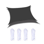 Outdoor Garden Sunshade Sail Waterproof Anti-UV Canopy, Size: 4m x 4m, 4m x 4m