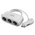 Car Charger Cigarette Lighter 1 In 3 Mobile Phone USB Car Charger, White, Black