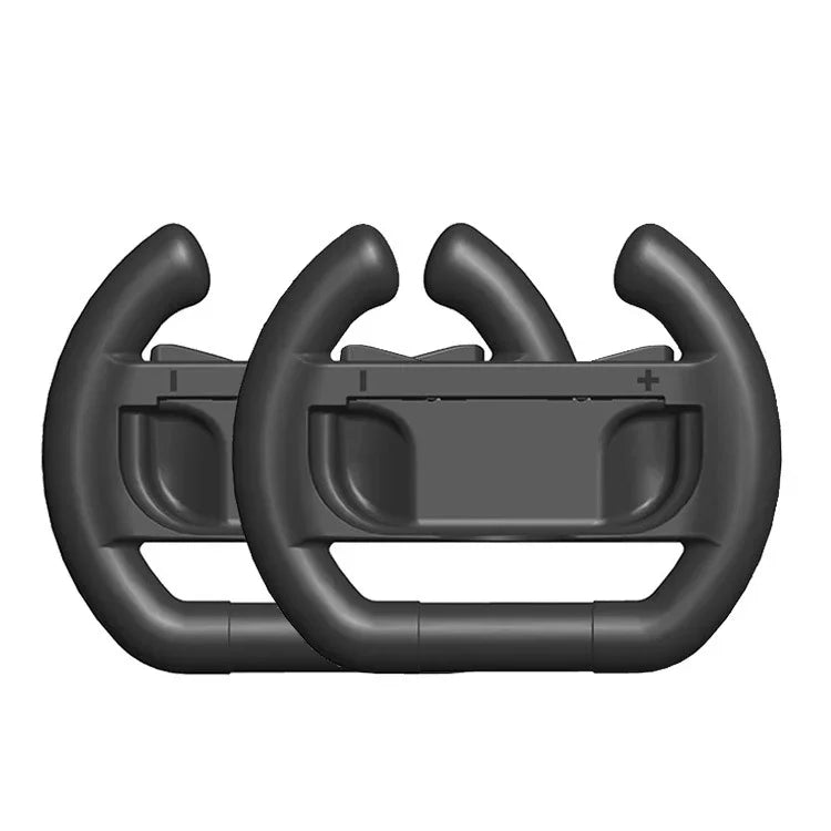 DOBE Left And Right Handle Steering Wheel For Switch OLED / Switch, Specification：, White（2PCS/Pack）, Black（2PCS/Pack）, Red + Blue（2PCS/Pack）