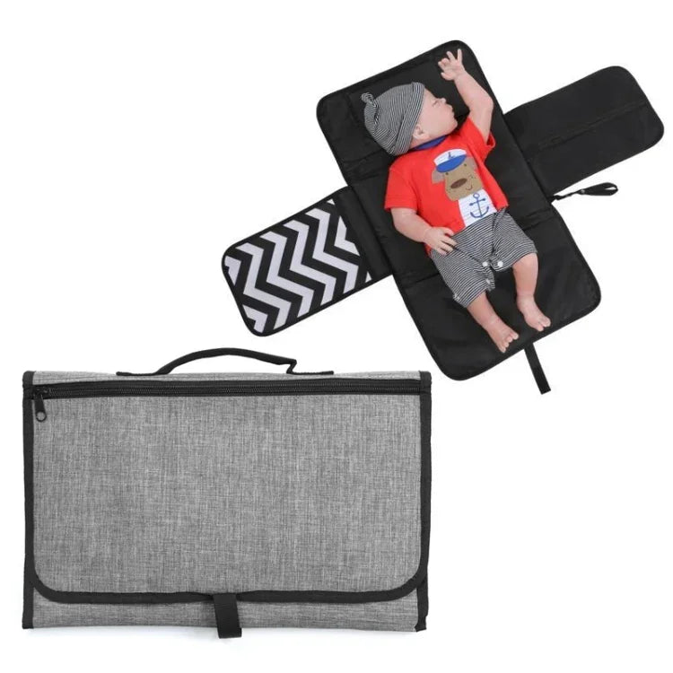 Portable Baby Changing Mat Multifunctional Baby Changing Table Waterproof Bag