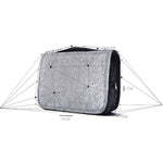 Travel Waterproof Wash Bag Portable Dust-Proof Storage Bag Hanging Cosmetic Bag, Purple, Black, Grey, Wine Red, Sky Blue, Navy