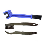 1 Set BG-7168 Bicycle And Motorcycle Cleaning Brush Three-Sided Chain Brush, Colour: Blue + Small Brush, 5 PCS Red, 5 PCS Blue, 5 PCS Black, Red + Small Brush, Blue + Small Brush