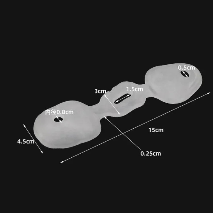 SEBS Material Big Feet Hallux Valgus Corrector Soft and Comfortable Correction Belt, 1 Pair SEBS White