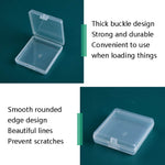 20 PCS With Cover Transparent PP Plastic Box Parts Jewelry Storage Box, 20 PCS