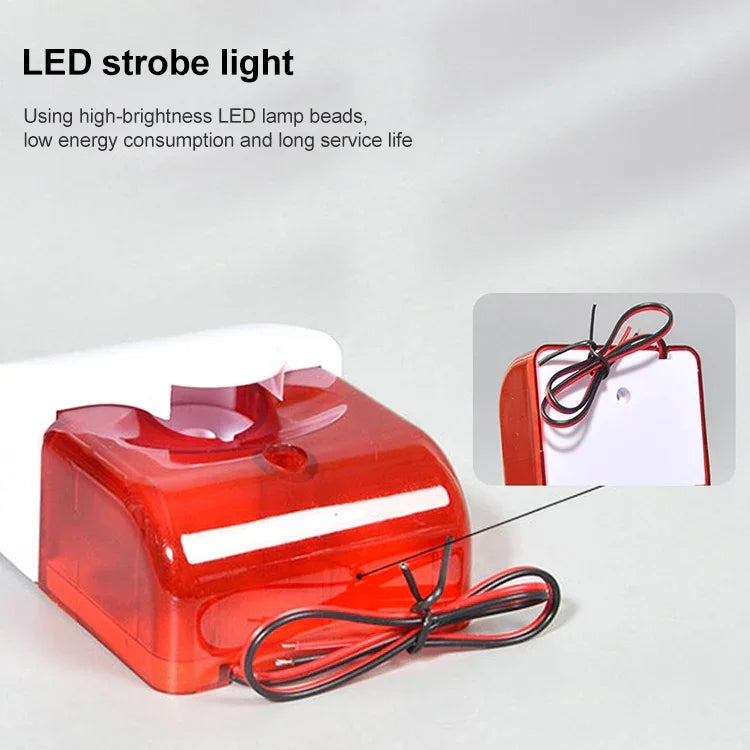 LY-103 Sound And Light Alarm Emergency Call For Help Connection Type Alarm, 24V (Red), 24V (Blue), 12V (Red), 12V (Blue)