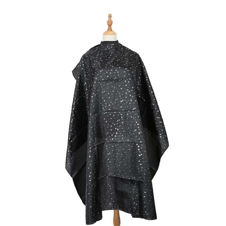 Fashion Shawl For Hair Salon With Hair Dye And Haircut, Black, White