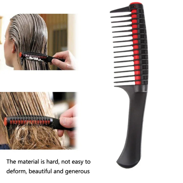 2 PCS 0089 Hair Salon Dyeing Hair Styling Brush Rolling Heart Smooth Hair Comb Brushing Hairdressing Tools