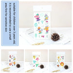 20 PCS Waterproof Anti-Sweat Children Cute Cartoon Animal Tattoo Stickers, EC-581, EC-582, EC-583, EC-584, EC-585, EC-590, EC-531, EC-591, EC-592, EC-593, EC-594, EC-614, EC-615, EC-617, EC-618