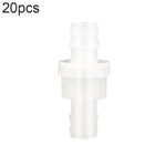 20 PCS Fish Tank Oxygen Pump Trachea Check Valve, 4mm (Red), 4mm (Black), 4mm (White), 4mm (Blue), 8mm (Red), 10mm (White), 12mm (White), 4mm (White Red)