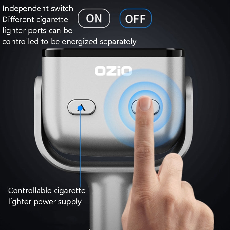 Ozio Car Charger Cigarette Lighter With USB Plug Car Charger, Y34Q 5.3A Black, Y48Q 6.5A Black